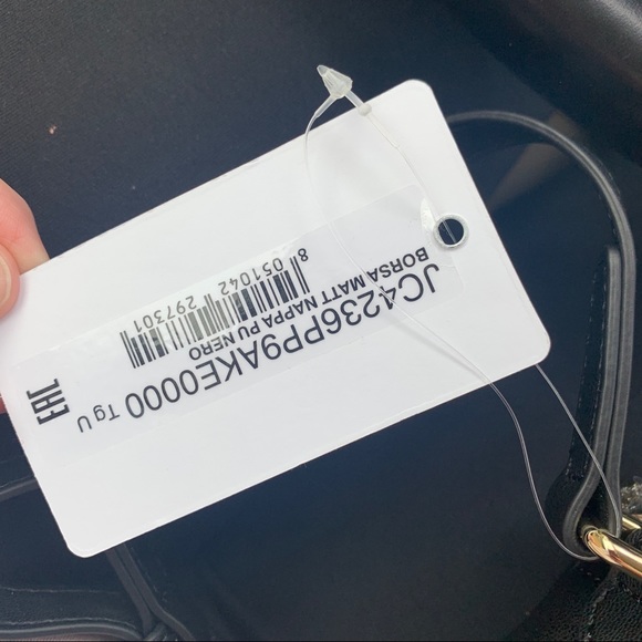 Love Moschino Crossbody Camera Bag Black Gold Stud - Picture 8 of 12